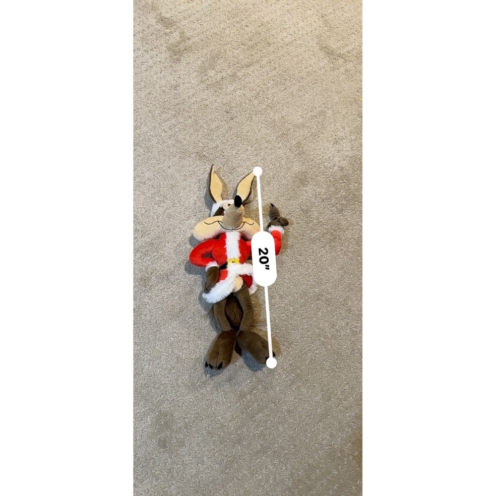 Vintage Wile E Coyote Christmas Plush - Picture 4 of 5